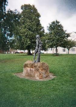 Statue of Captain Cook as a boy, Great Ayton, North York Moors