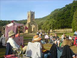 Open air Shakespeare production at Mount Grace Priory