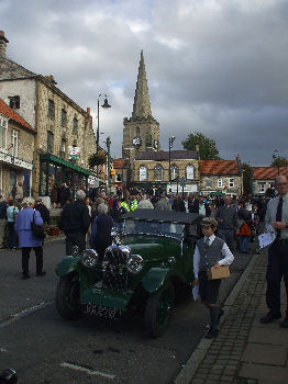 Street scene at the Pickering 1940s weekend