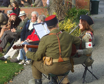 Performance at the Pickering 1940s weekend