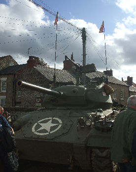 Tank at the Pickering 1940s weekend