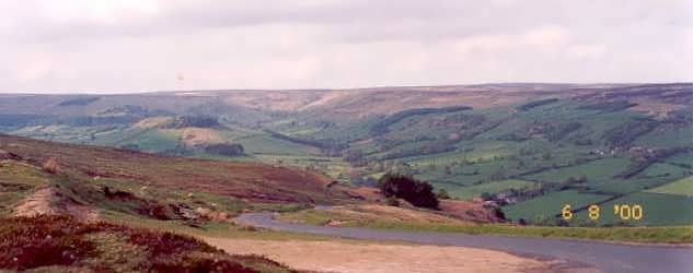 View over Rosedale, The North York Moors, North Yorkshire